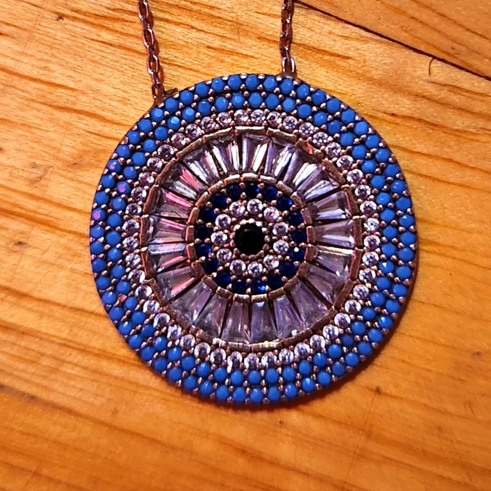 blue topaz necklace